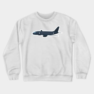 Airplane sticker vector illustration, travel logo design. Passenger plane icon. Crewneck Sweatshirt